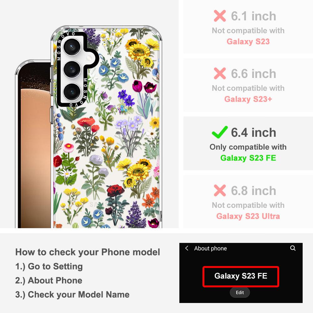 Wildflowers Phone Case - Samsung Galaxy S23 FE Case