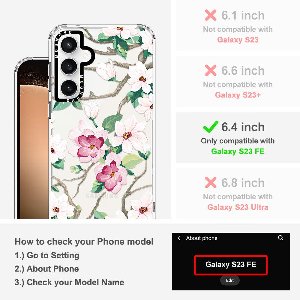 Magnolia Phone Case - Samsung Galaxy S23 FE Case