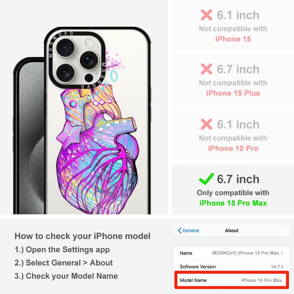 The Heart of Art Phone Case - iPhone 15 Pro Max Case - MOSNOVO