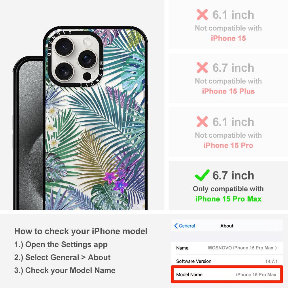 Tropical Rainforests Phone Case - iPhone 15 Pro Max Case - MOSNOVO