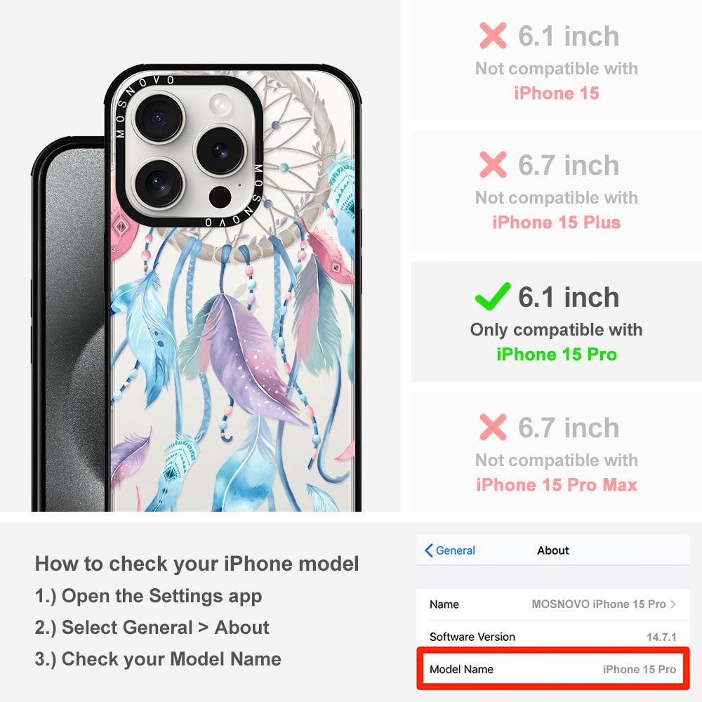 Dreamcatcher Phone Case - iPhone 15 Pro Case - MOSNOVO