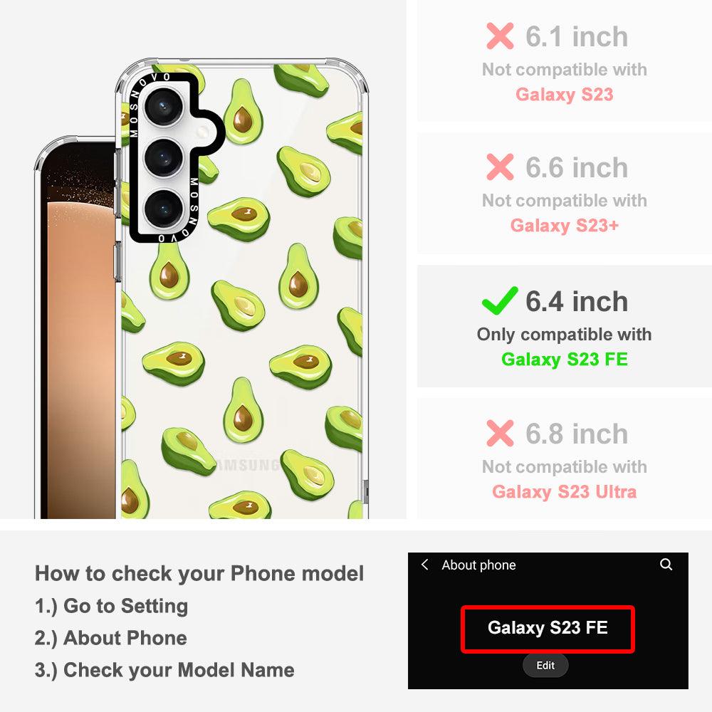 Avocado Phone Case - Samsung Galaxy S23 FE Case