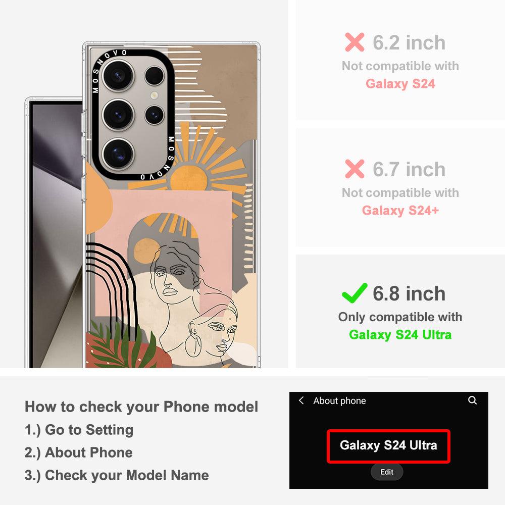 Modern Collage Art Phone Case - Samsung Galaxy S24 Ultra Case - MOSNOVO