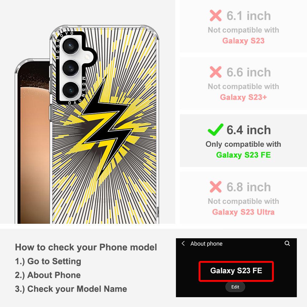 Lightning Bolt Phone Case - Samsung Galaxy S23 FE Case