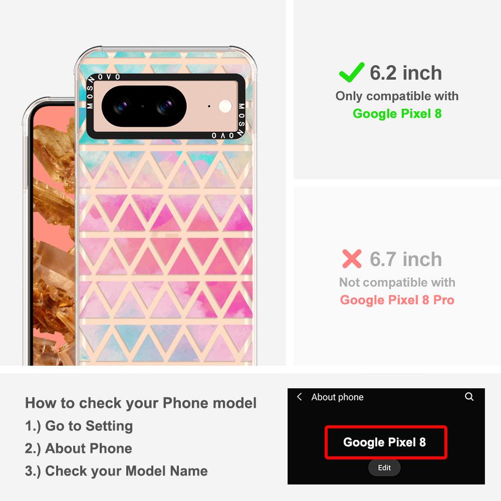 Gradient Triangles Phone Case - Google Pixel 8 Case - MOSNOVO