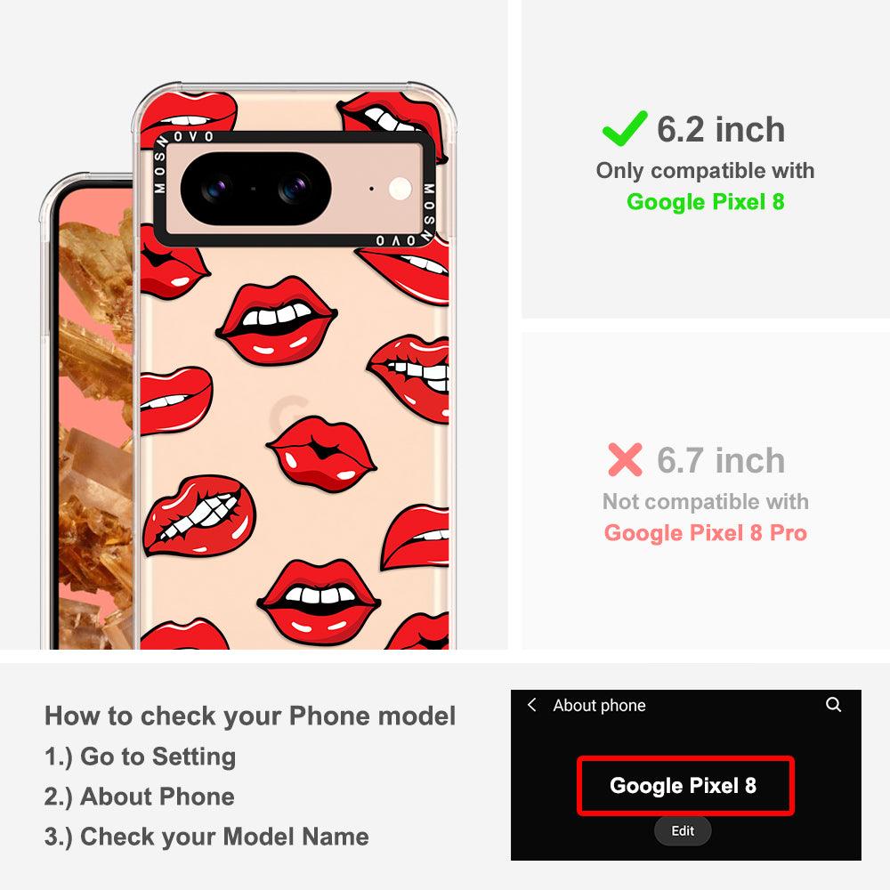 Hot Lips Phone Case - Google Pixel 8 Case - MOSNOVO