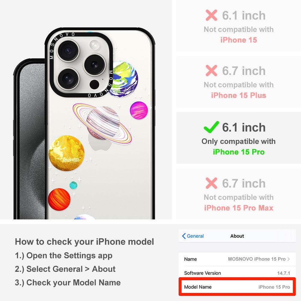 The Planet Phone Case - iPhone 15 Pro Case - MOSNOVO