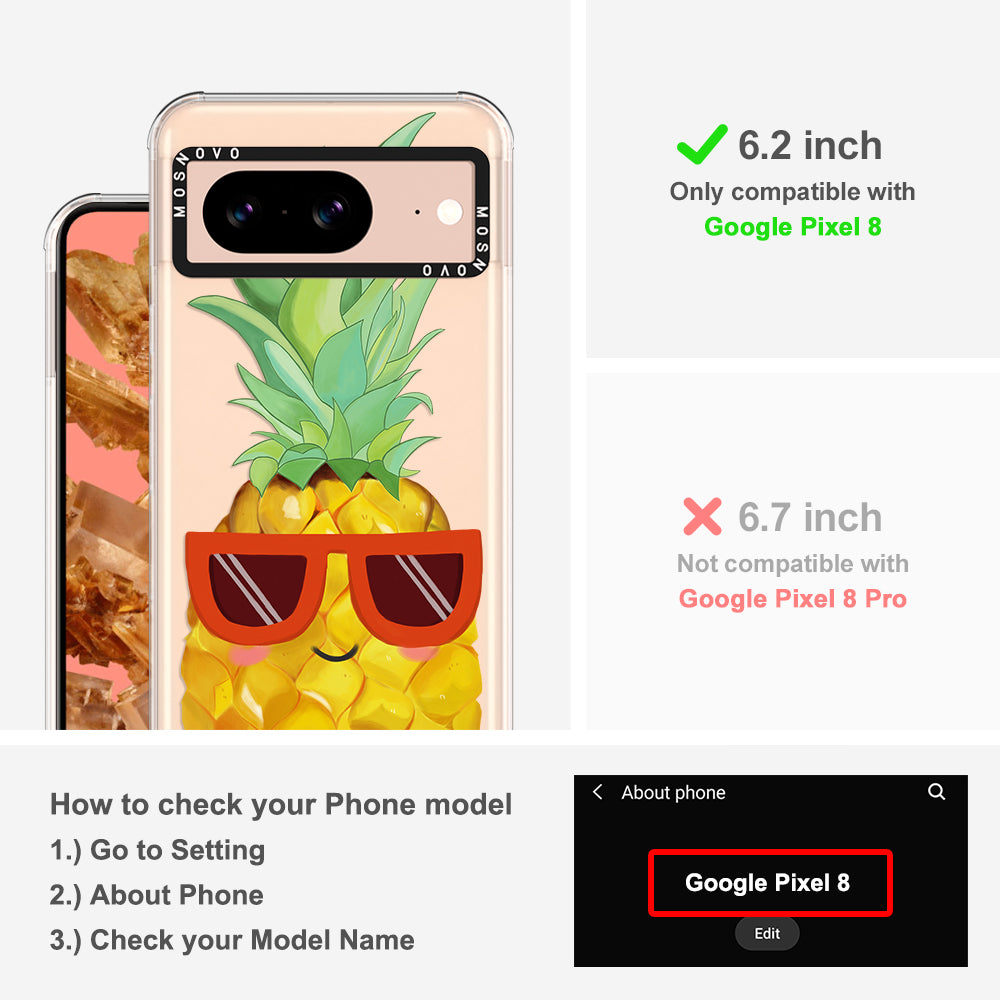 Cool Pineapple Phone Case - Google Pixel 8 Case - MOSNOVO