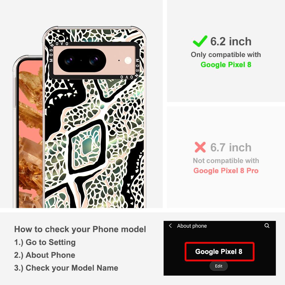 Jade Snake Phone Case - Google Pixel 8 Case - MOSNOVO