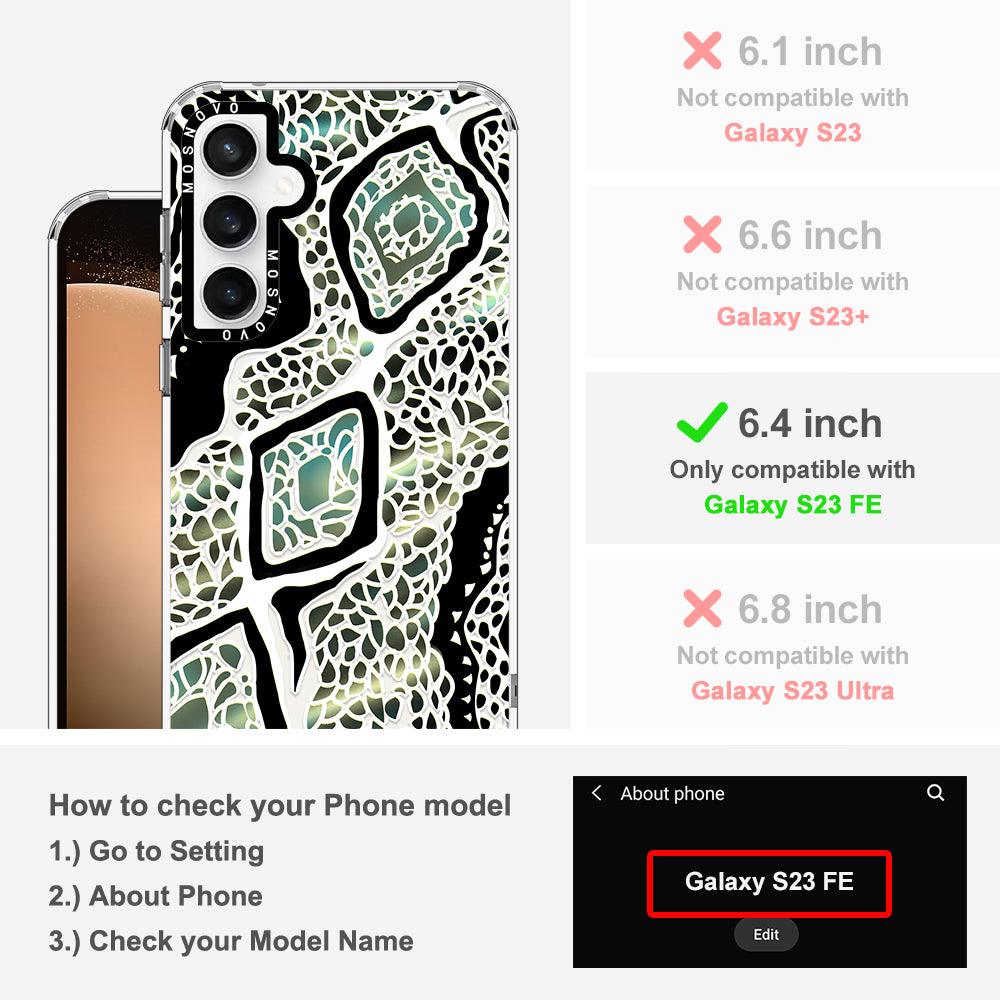 Jade Snake Phone Case - Samsung Galaxy S23 FE Case
