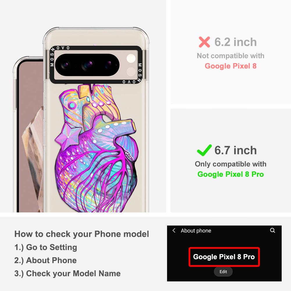 The Heart of Art Phone Case - Google Pixel 8 Pro Case - MOSNOVO