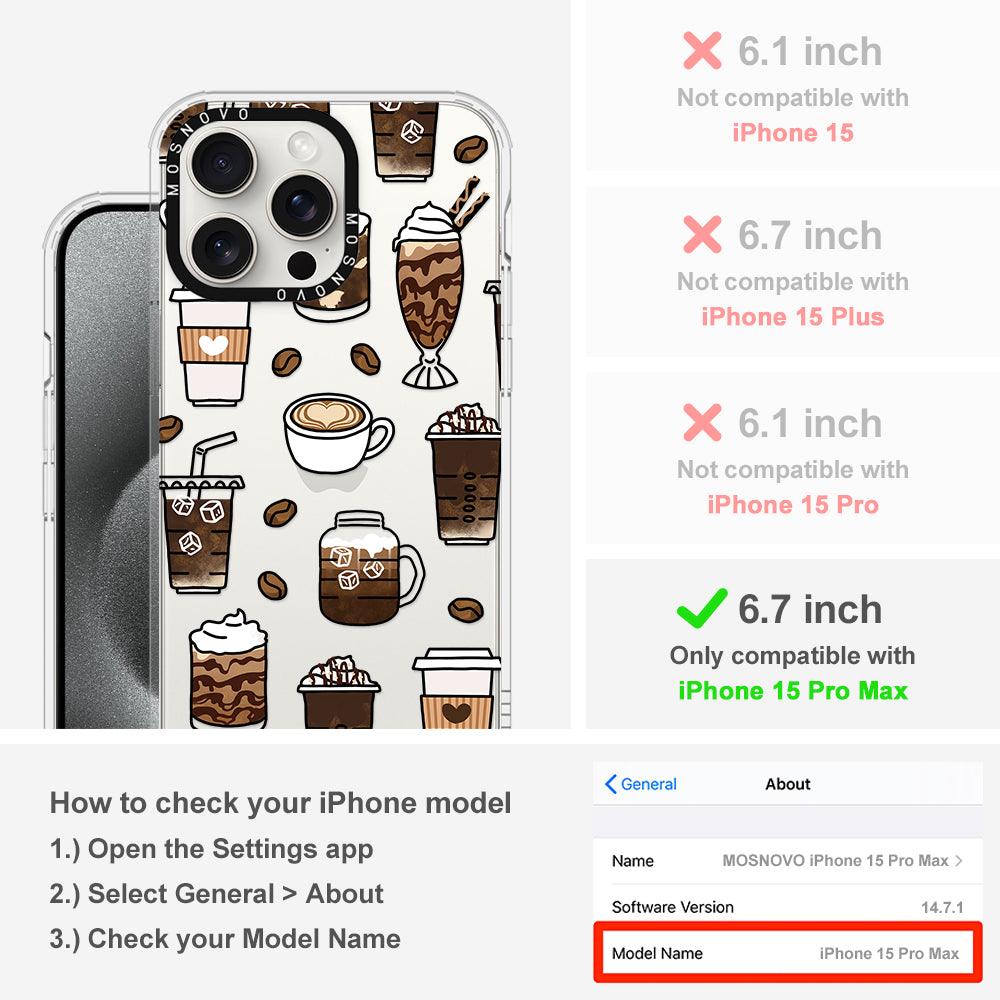 Coffee Phone Case - iPhone 15 Pro Max Case - MOSNOVO