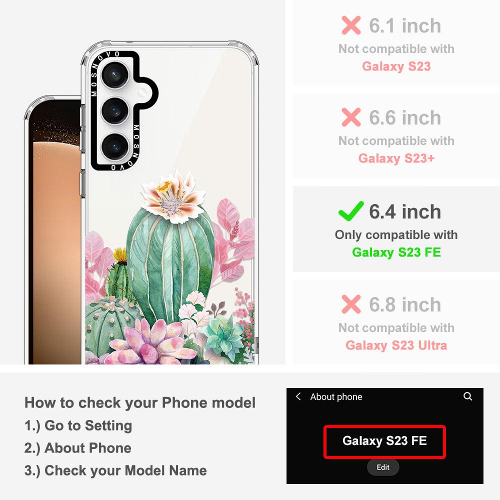 Cactaceae Phone Case - Samsung Galaxy S23 FE Case