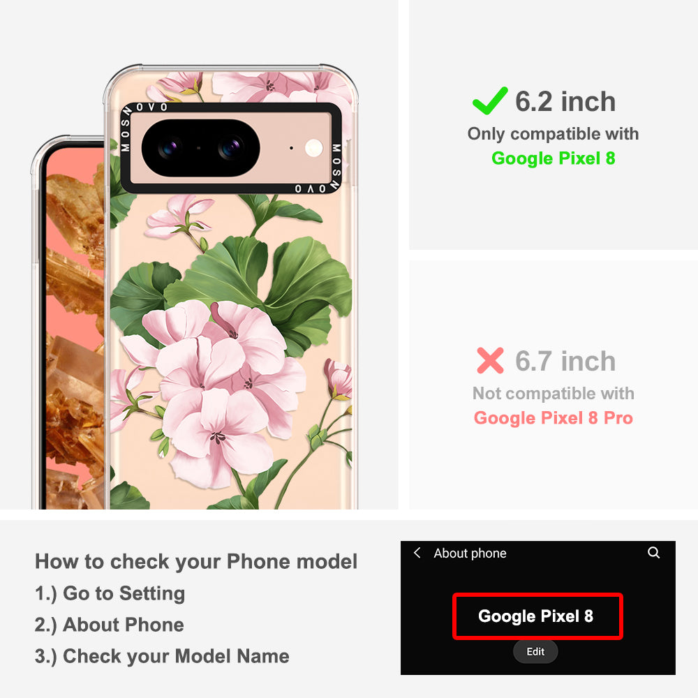 Geranium Phone Case - Google Pixel 8 Case