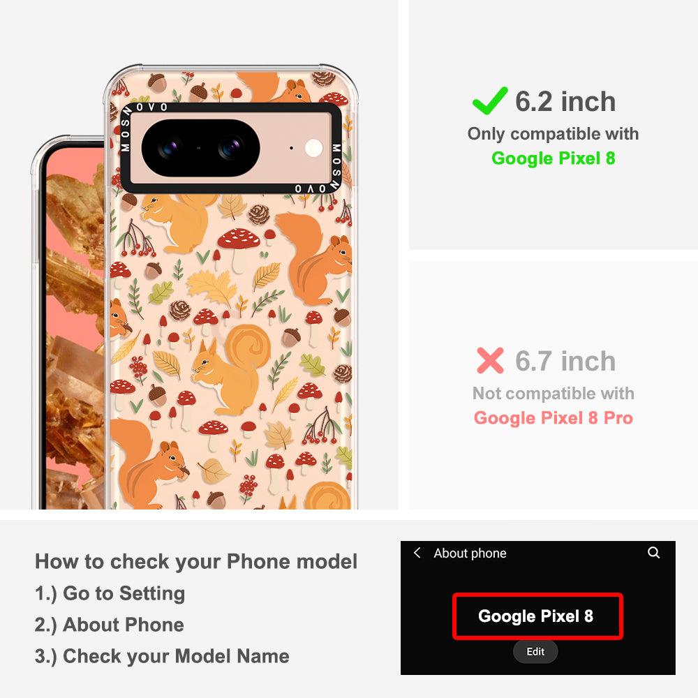 Autumn Squirrel Phone Case - Google Pixel 8 Case - MOSNOVO