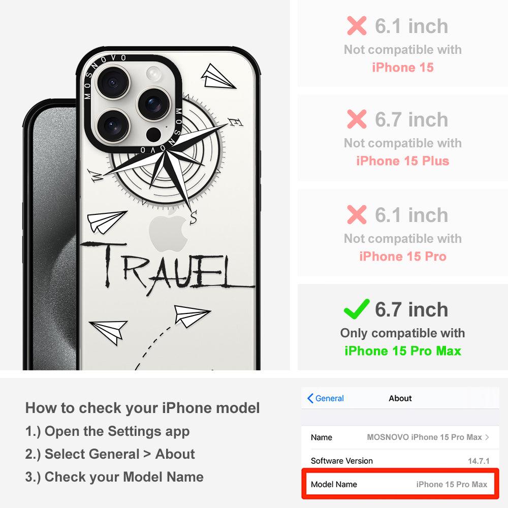 Traveller Phone Case - iPhone 15 Pro Max Case - MOSNOVO