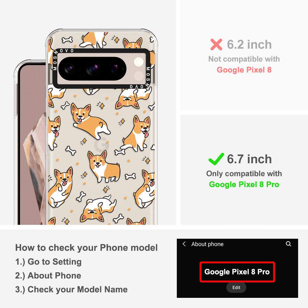 Corgi Phone Case - Google Pixel 8 Pro Case - MOSNOVO