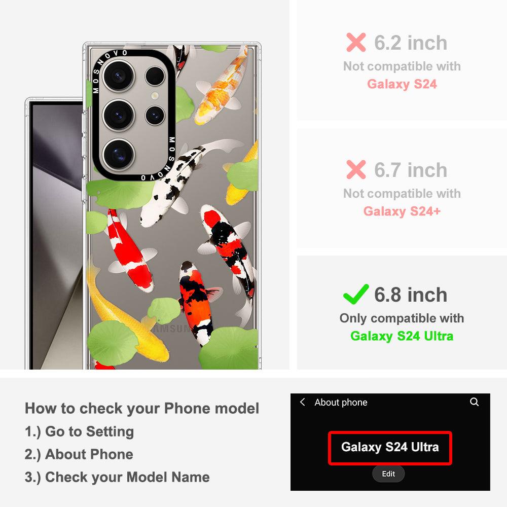 Koi Phone Case - Samsung Galaxy S24 Ultra Case