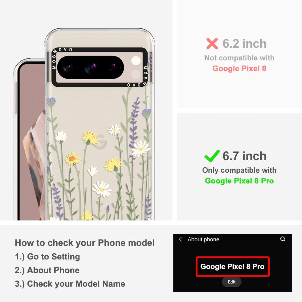 Wild Meadow Floral Phone Case - Google Pixel 8 Pro Case - MOSNOVO