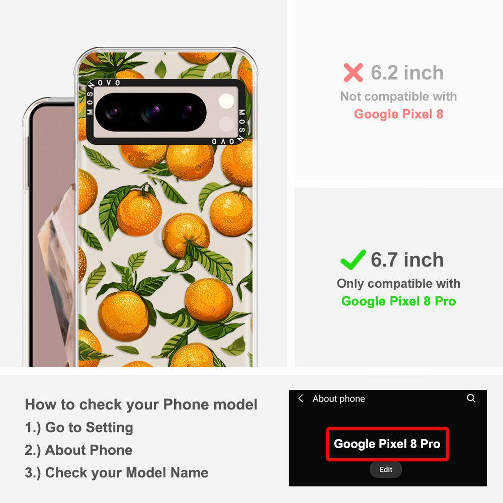 Tangerine Phone Case - Google Pixel 8 Pro Case - MOSNOVO