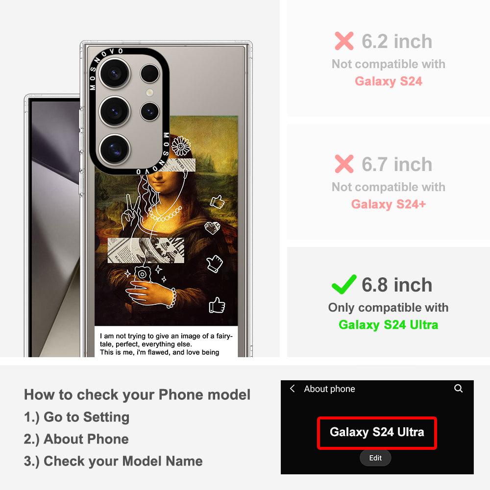 Selfie Artwork Phone Case - Samsung Galaxy S24 Ultra Case - MOSNOVO