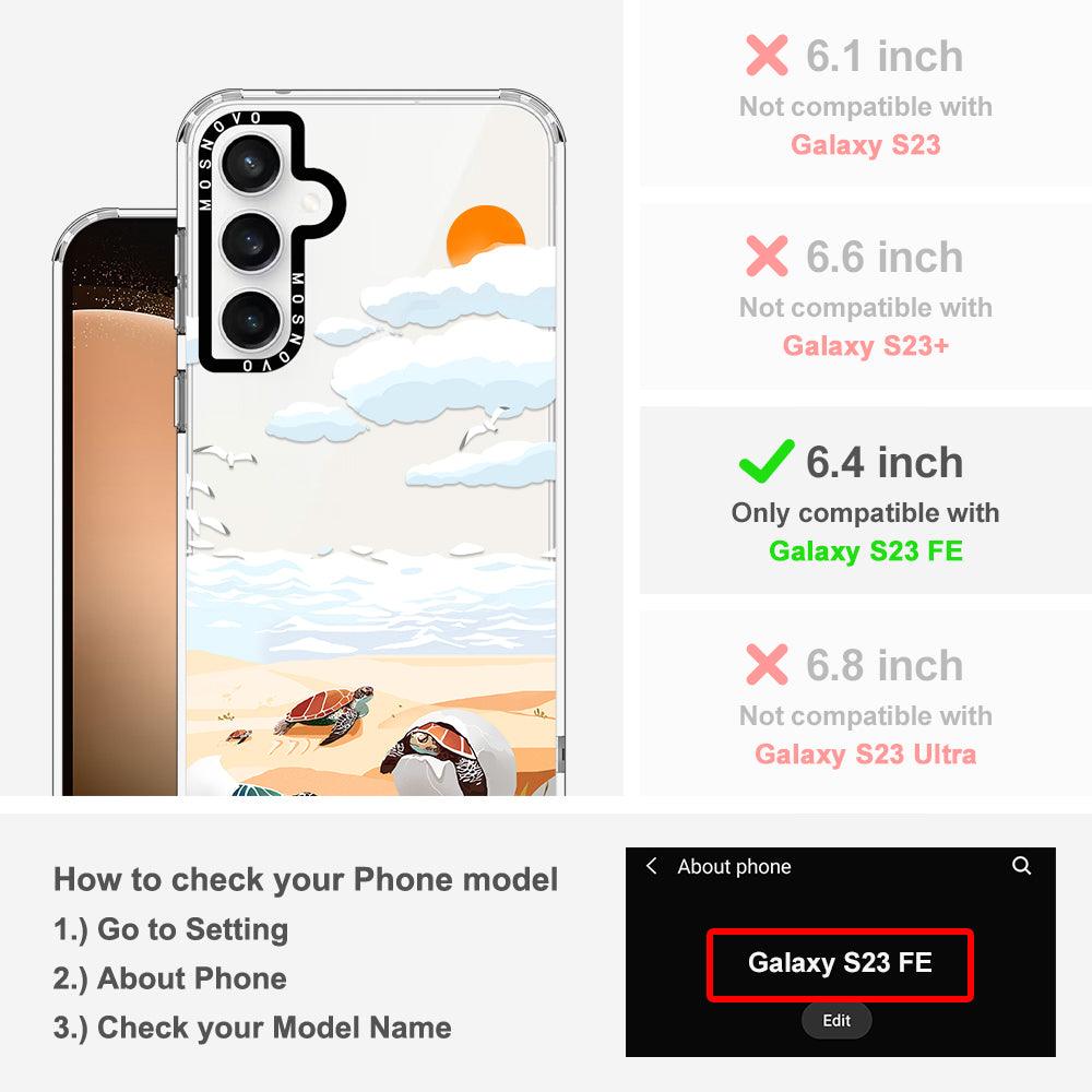 Baby Sea Turtle Phone Case - Samsung Galaxy S23 FE Case