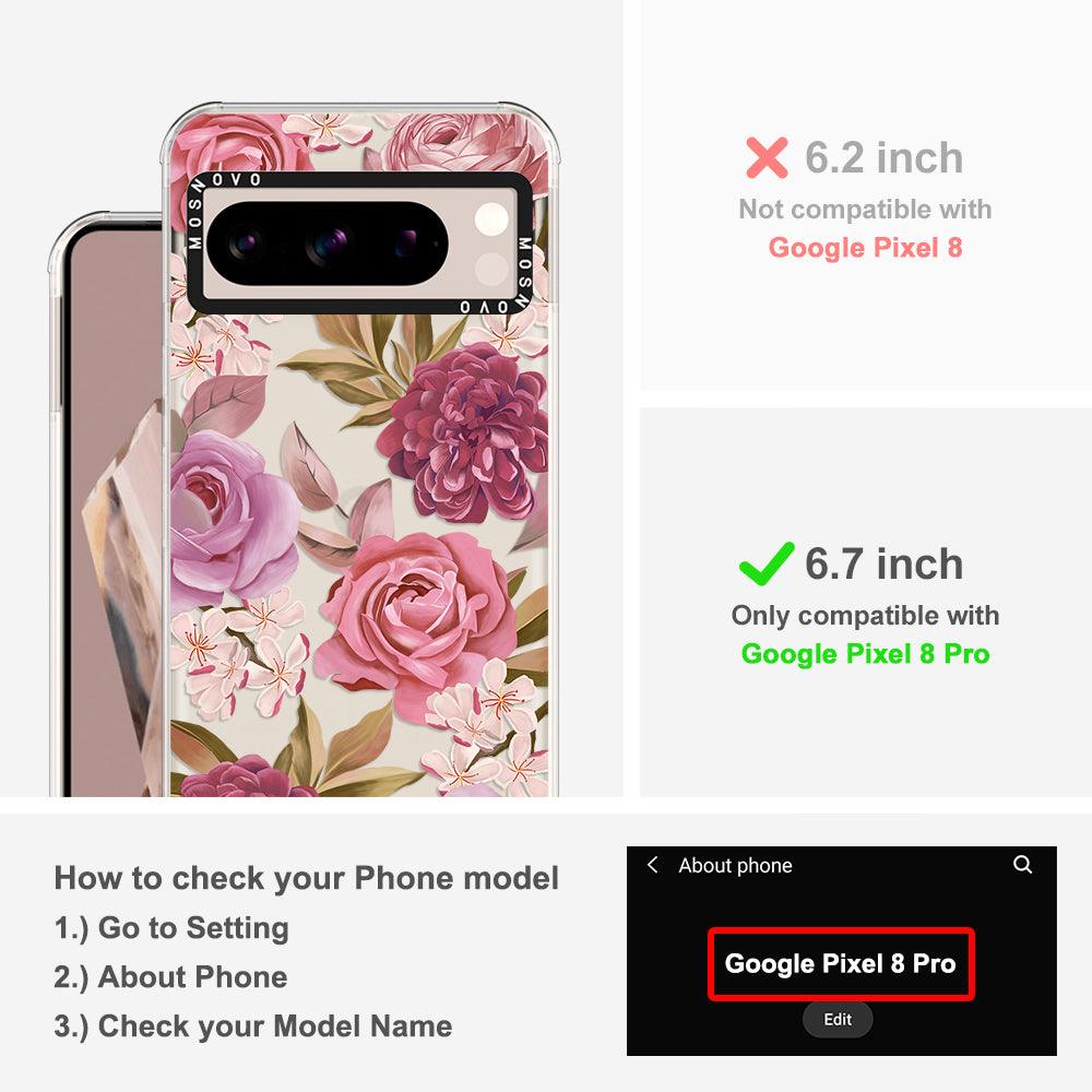 Blossom Flowe Floral Phone Case - Google Pixel 8 Pro Case - MOSNOVO