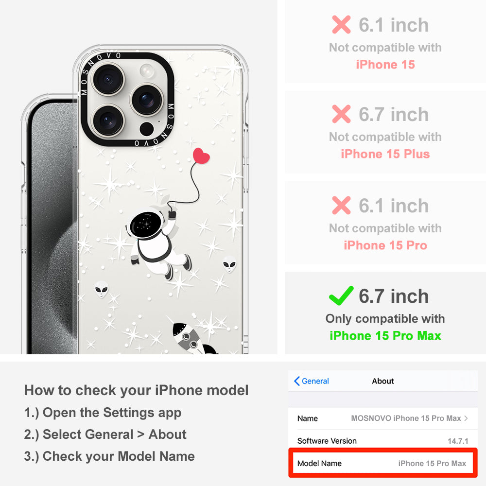 Outer Space Phone Case - iPhone 15 Pro Max Case - MOSNOVO