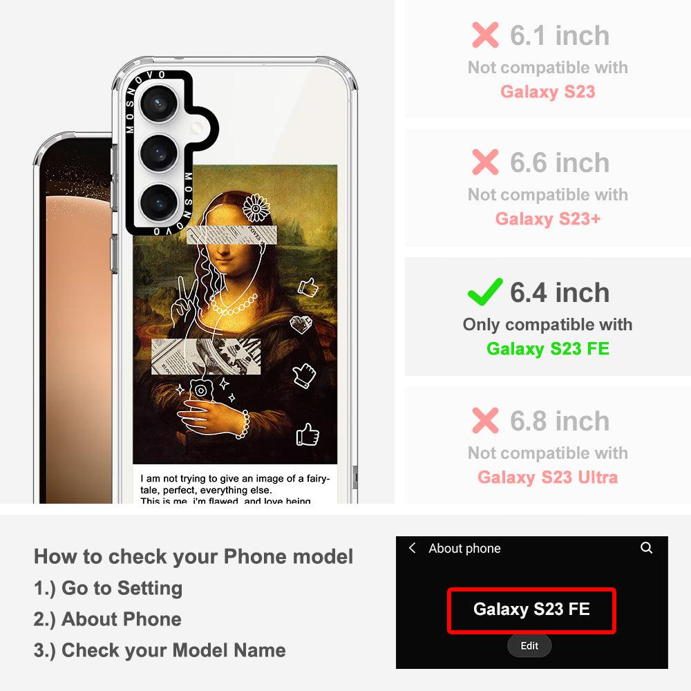 Selfie Artwork Phone Case - Samsung Galaxy S23 FE Case