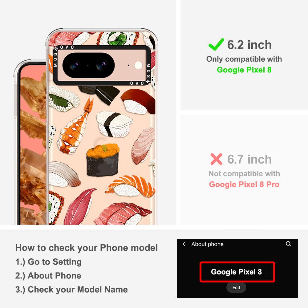 Mixed Sushi Phone Case - Google Pixel 8 Case - MOSNOVO