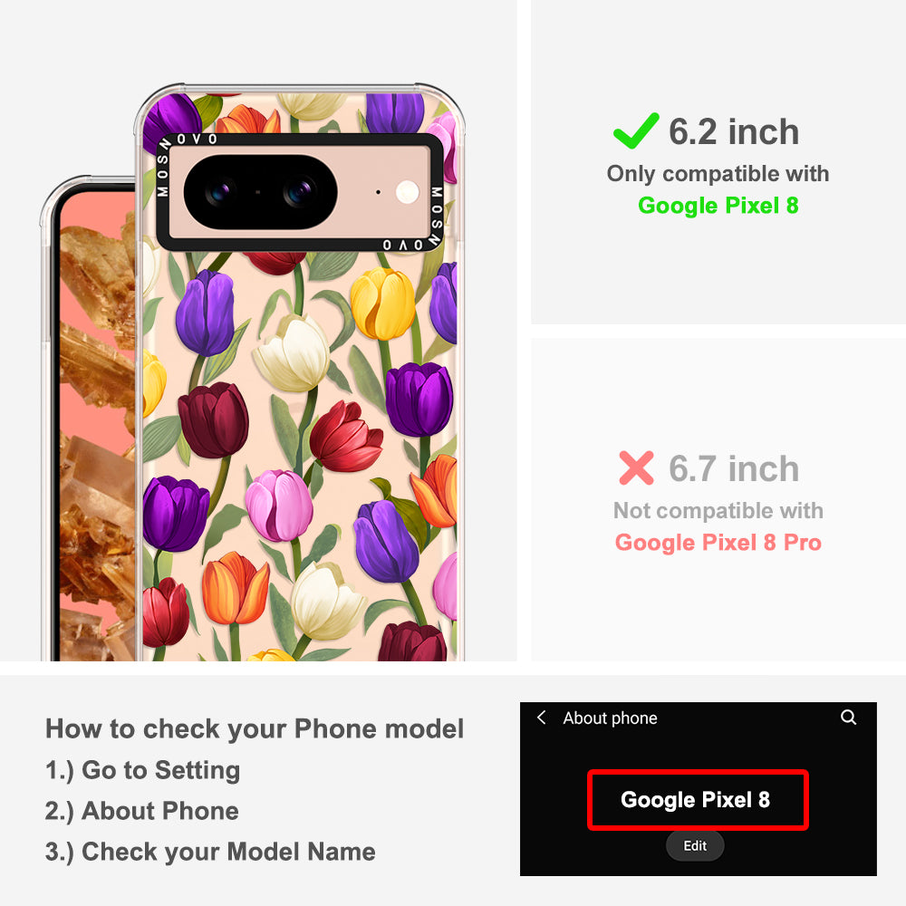 Tulip Phone Case - Google Pixel 8 Case - MOSNOVO