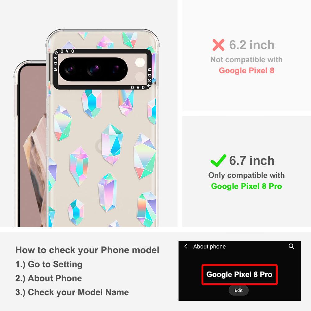 Crystal Gradient Diamond Phone Case - Google Pixel 8 Pro Case