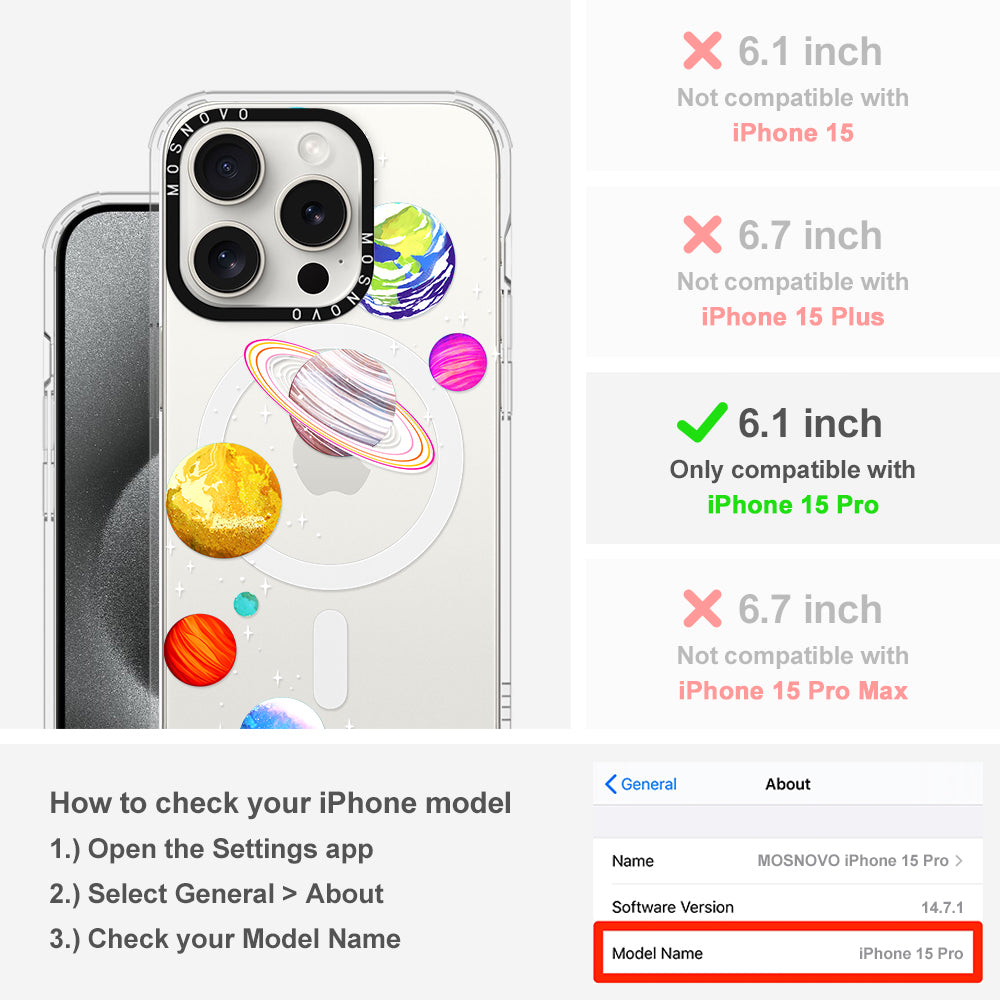 The Planet Phone Case - iPhone 15 Pro Case - MOSNOVO