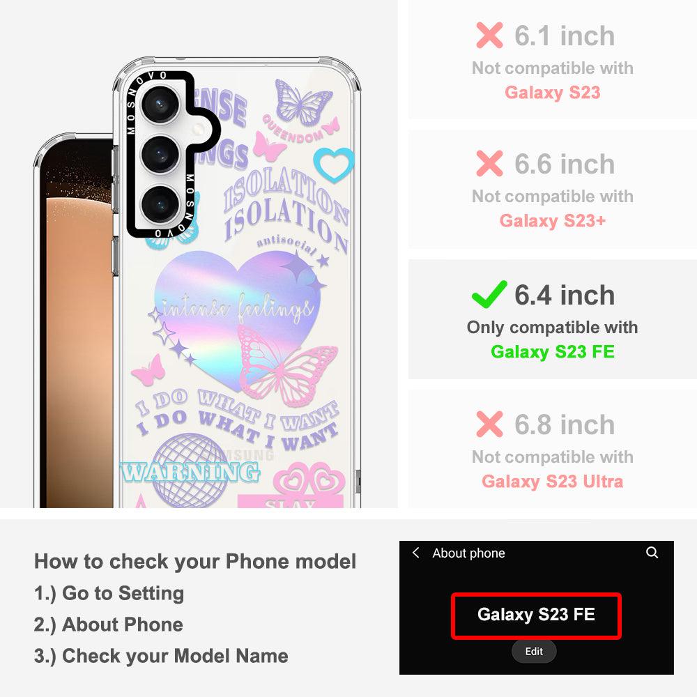 Intense Feeling Phone Case - Samsung Galaxy S23 FE Case