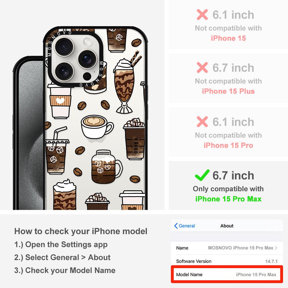 Coffee Phone Case - iPhone 15 Pro Max Case - MOSNOVO