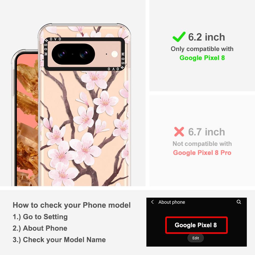 Cherry Blossom Flower Phone Case - Google Pixel 8 Case - MOSNOVO