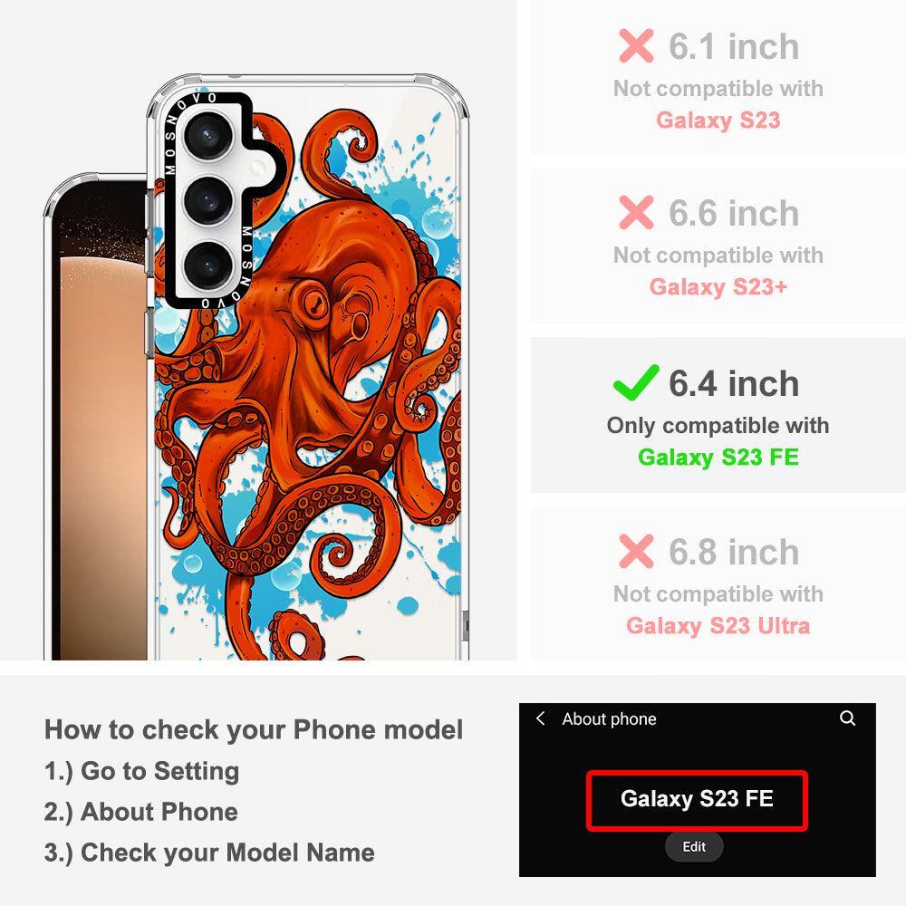 Octupus Phone Case - Samsung Galaxy S23 FE Case