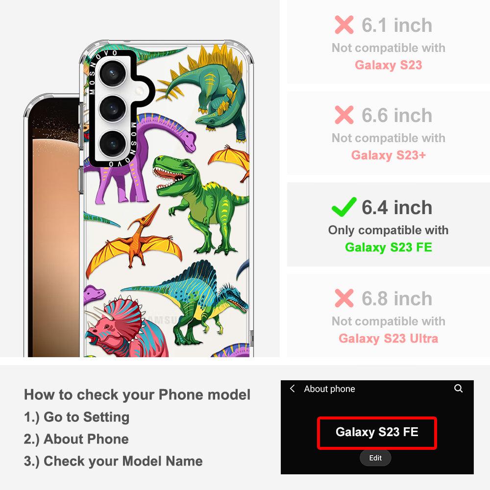 Dinosaur World Phone Case - Samsung Galaxy S23 FE Case