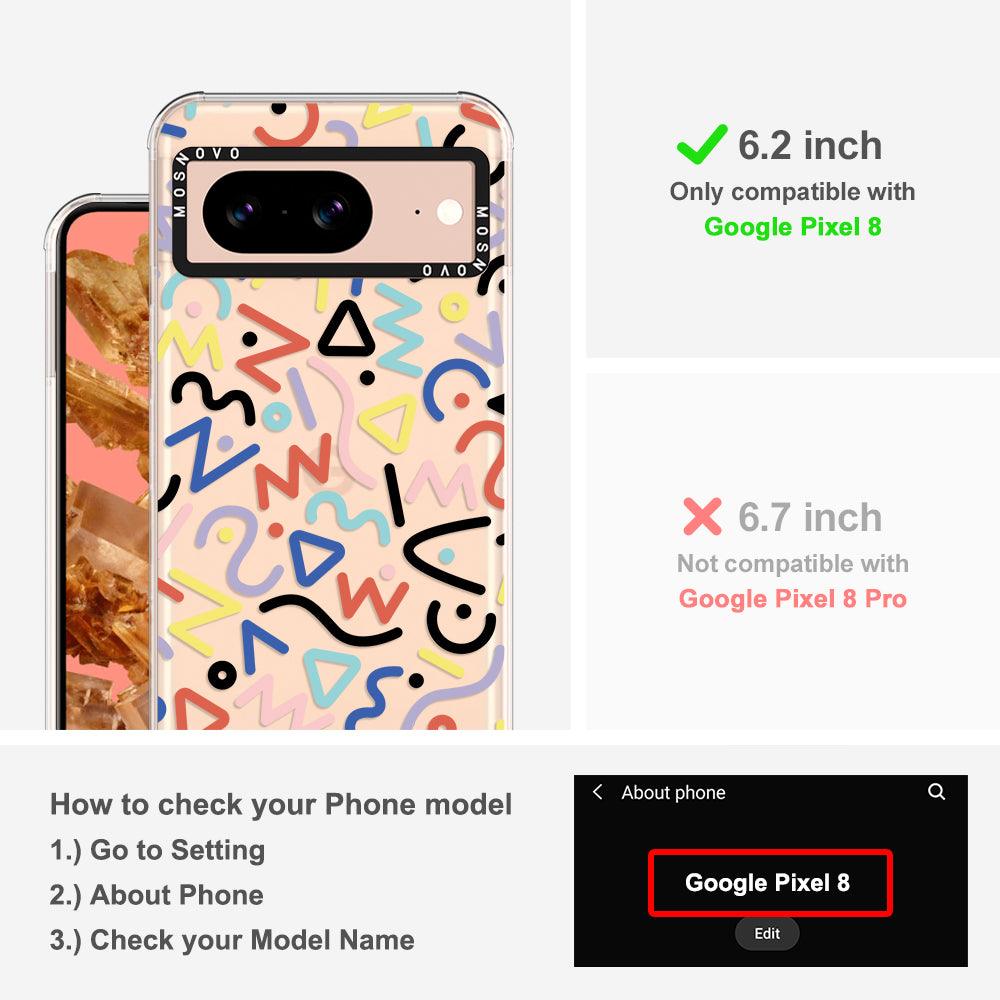 Doodle Art Phone Case - Google Pixel 8 Case - MOSNOVO