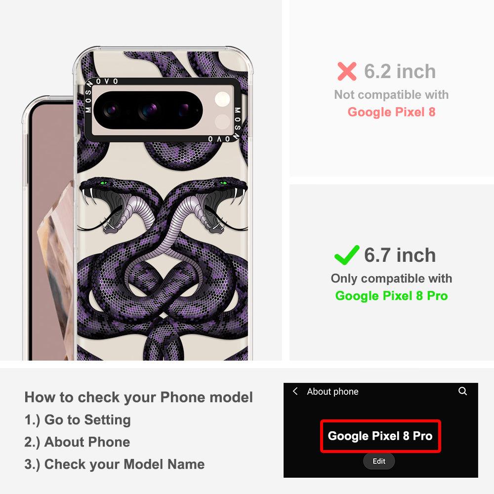 Mystery Snake Phone Case - Google Pixel 8 Pro Case - MOSNOVO