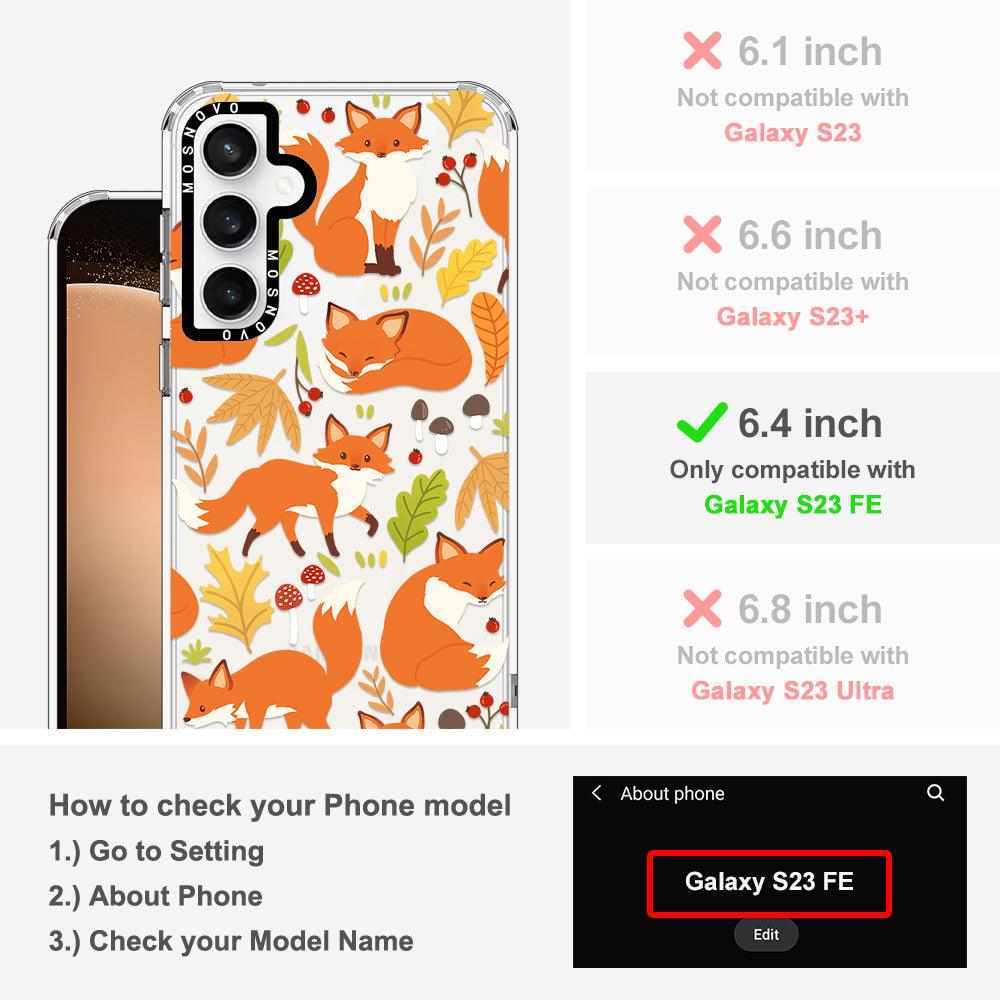 Autumn Fox Phone Case - Samsung Galaxy S23 FE Case