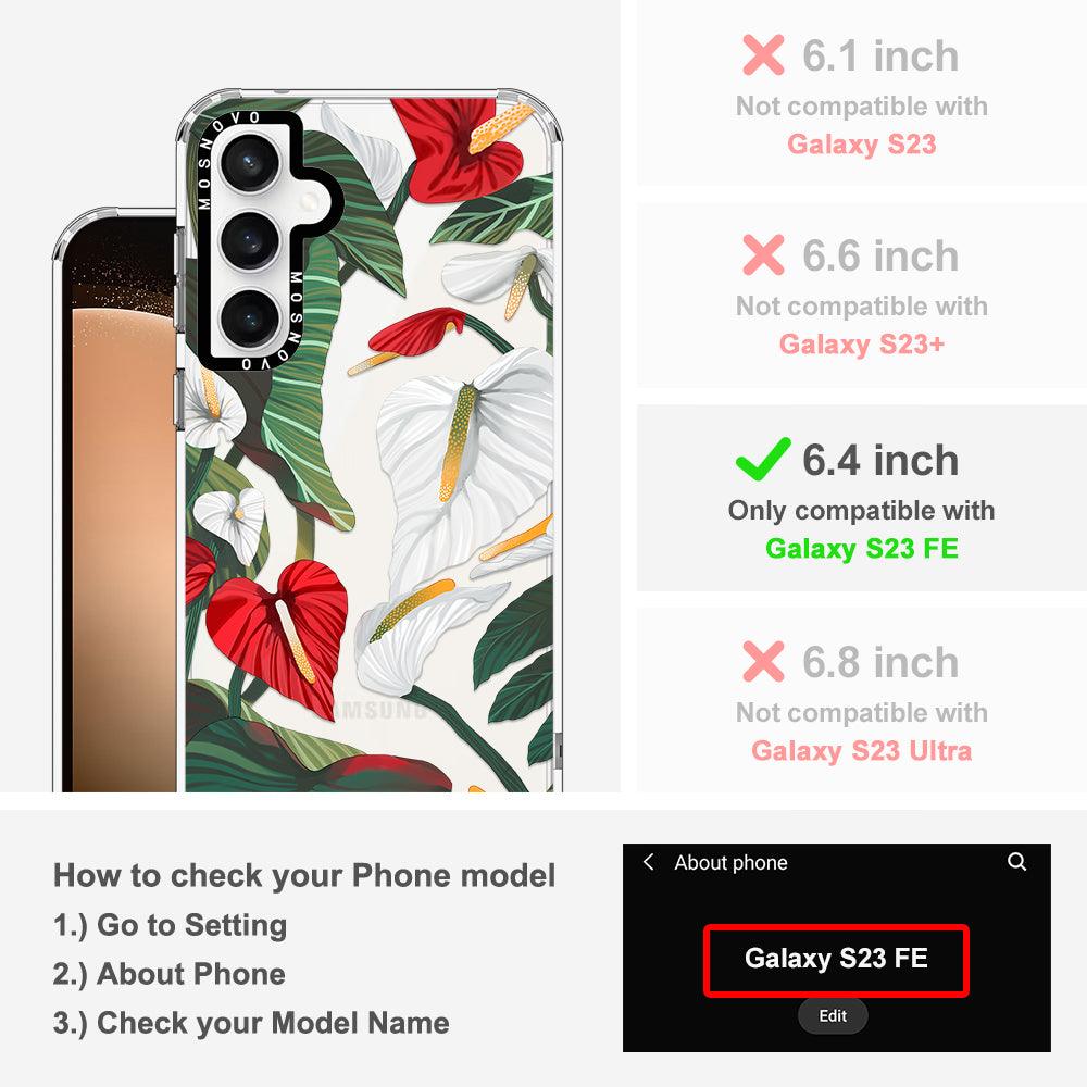 Anthurium Phone Case - Samsung Galaxy S23 FE Case