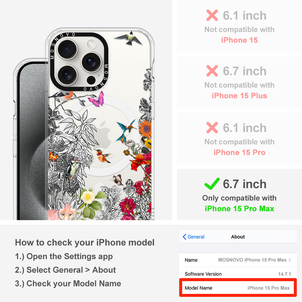 Fairy Forest Phone Case - iPhone 15 Pro Max Case - MOSNOVO