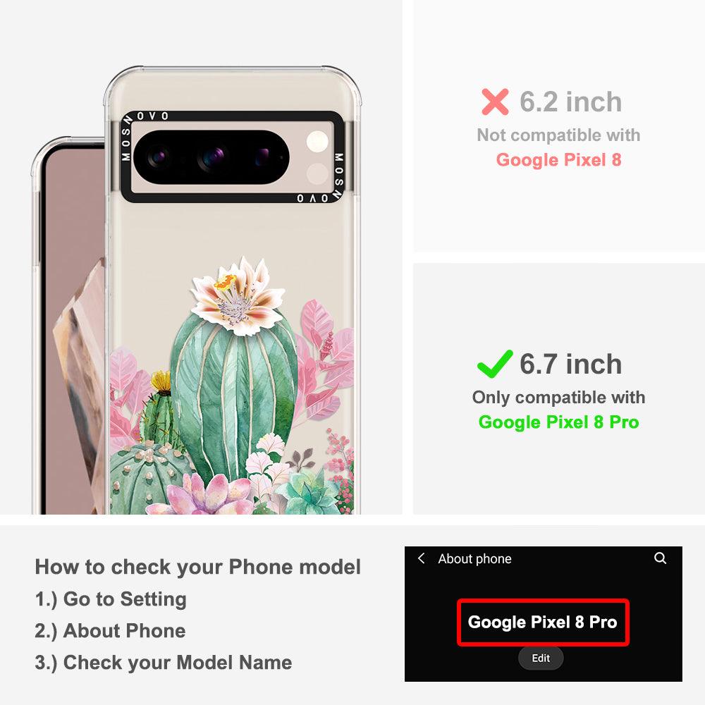 Cactaceae Phone Case - Google Pixel 8 Pro Case - MOSNOVO