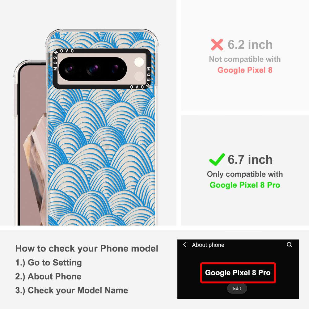 Wavy Wave Phone Case - Google Pixel 8 Pro Case - MOSNOVO