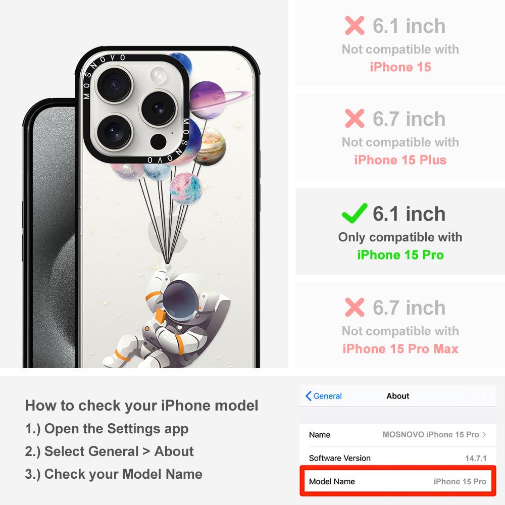 Astronaut Phone Case - iPhone 15 Pro Case - MOSNOVO