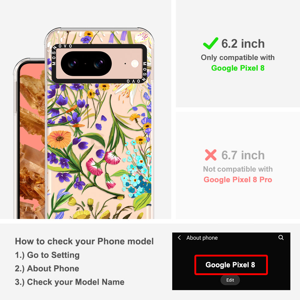Summer Flower Holidays Phone Case - Google Pixel 8 Case - MOSNOVO