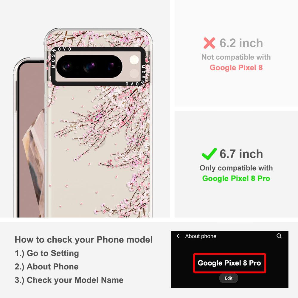 Cherry Blossom Phone Case - Google Pixel 8 Pro Case - MOSNOVO