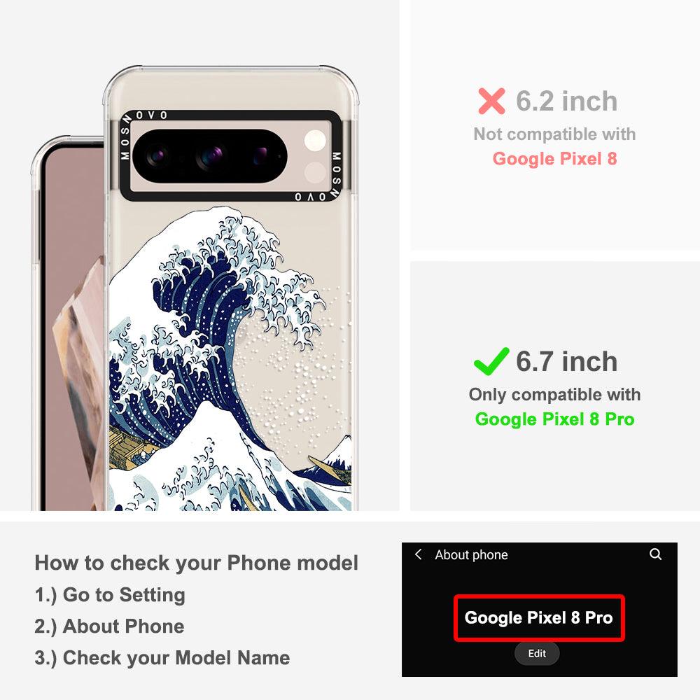 Great Wave Phone Case - Google Pixel 8 Pro Case - MOSNOVO