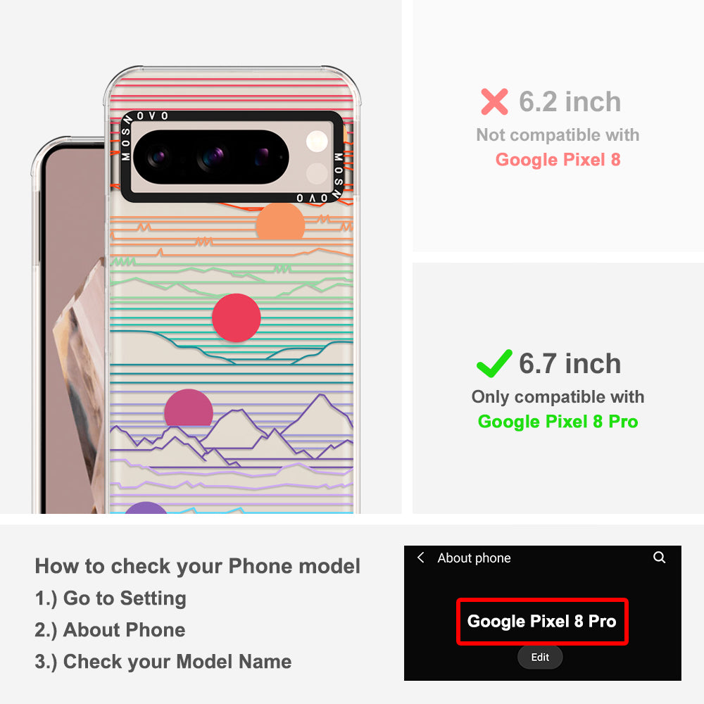 Sunset Phone Case - Google Pixel 8 Pro Case - MOSNOVO